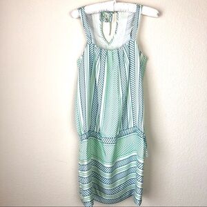 Lauren Moffatt for‎ Anthropologie Silk Dress Size 0 Classic Elegant Retro Brunch